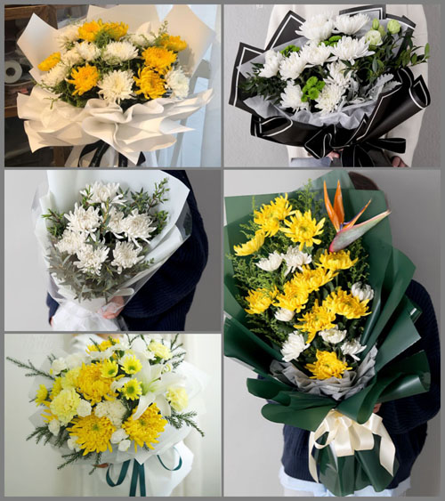 福建龙岩武平县中山镇武溪村白事花束代送